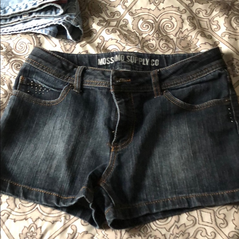 Blue shorts